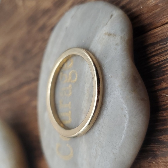 Size 8 vermeil R546 ring simplistic band